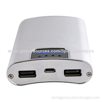 7,500mAh Best Quality Power Bank with Li-lion Polymer Battery, Lightweight